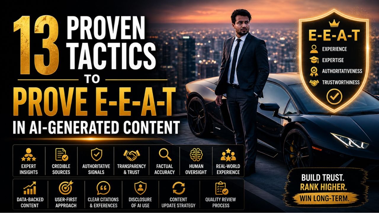 13 Proven Tactics to Prove E-E-A-T in AI-Generated Content