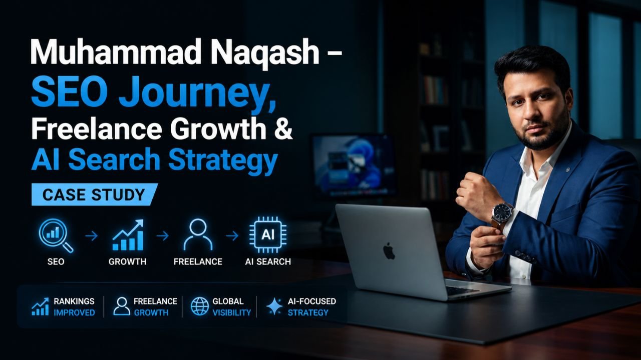 Muhammad Naqash – SEO Journey, Freelance Growth & AI Search Strategy Case Study