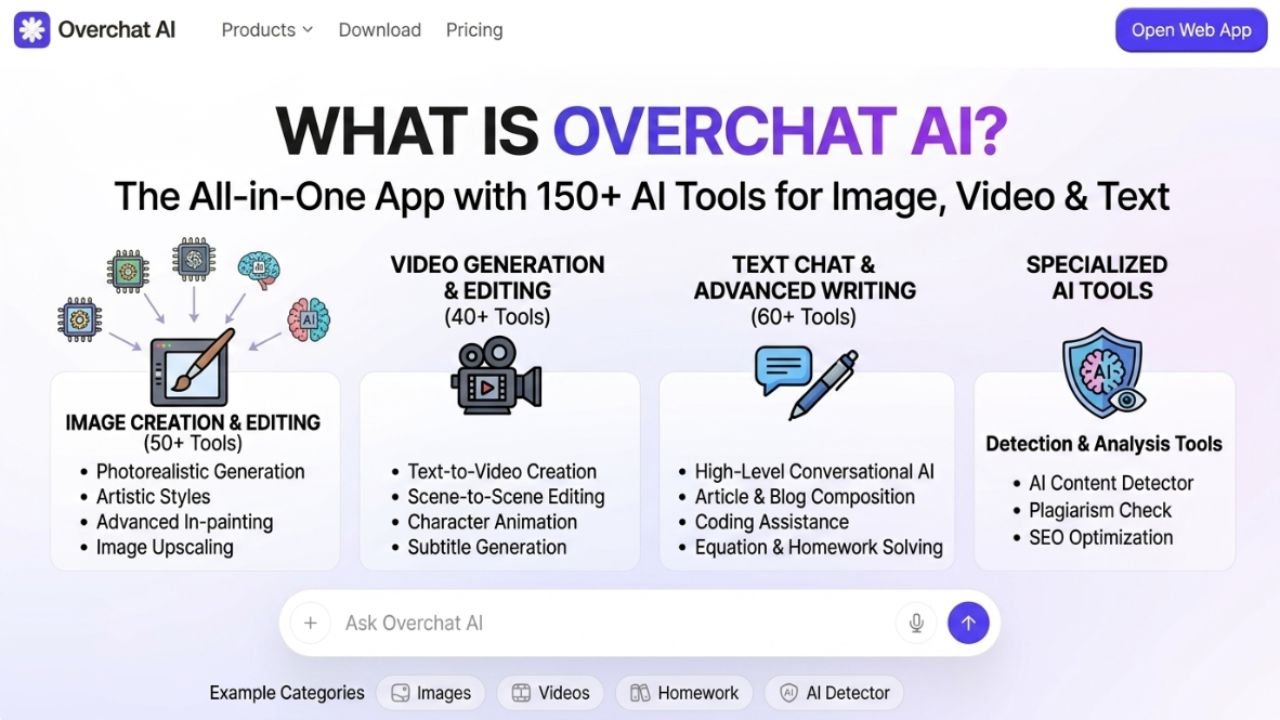 100 Free AI Tokens Every Day: How Overchat AI Free Tier Works