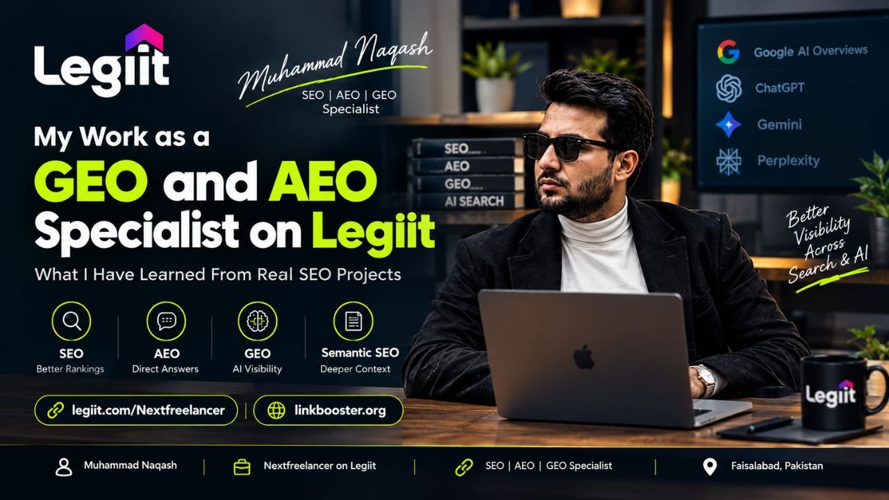 My Work as a GEO and AEO Specialist on Legiit: What I Have Learned From Real SEO Projects
