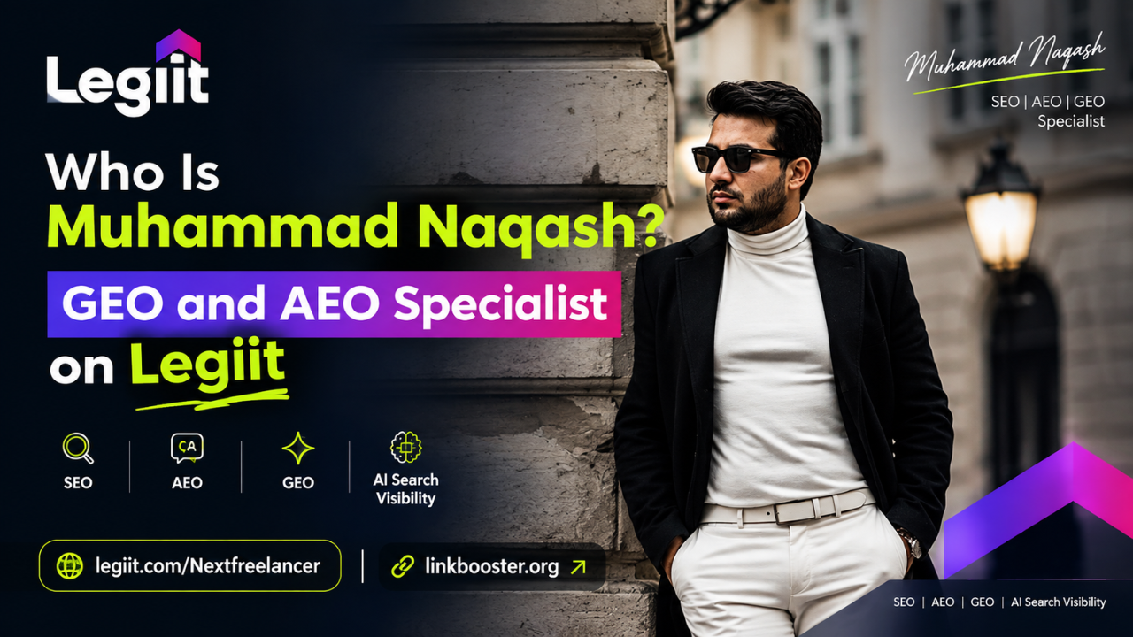 Who Is Muhammad Naqash? GEO and AEO Specialist on Legiit